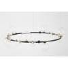 Подвесная люстра LUMINA DECO MERIDO LDP 7033-24 BK+CL
