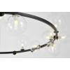 Подвесная люстра LUMINA DECO MERIDO LDP 7033-24 BK+CL