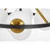 Люстра на штанге LUMINA DECO Donzano LDP 8034-5 BK+WT