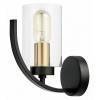 Бра LUMINA DECO Monterey LDW 1141-1 BK+MD