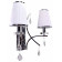 Бра LUMINA DECO Glamour LDW 66247-2 WT+CHR