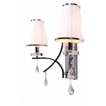 Бра LUMINA DECO Glamour LDW 66247-2 WT+CHR-2