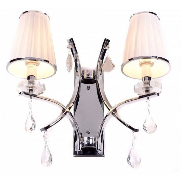 Бра LUMINA DECO Glamour LDW 66247-2 WT+CHR-3