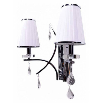Бра LUMINA DECO Glamour LDW 66247-2 WT+CHR-4