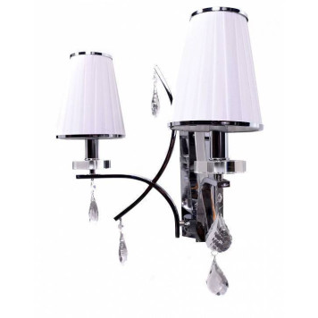 Бра LUMINA DECO Glamour LDW 66247-2 WT+CHR-5