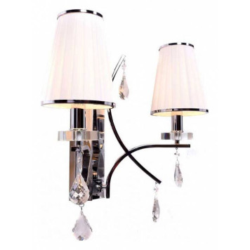 Бра LUMINA DECO Glamour LDW 66247-2 WT+CHR-6