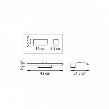 Подсветка для картины Lightstar Muro Spec 808687-3-1
