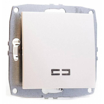 Выключатель одноклавишный с подсветкой без рамки Mono Electric Despina / Larissa 500-002525-101