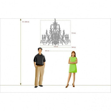 Подвесная люстра Chiaro Версаче 27 639012428-10