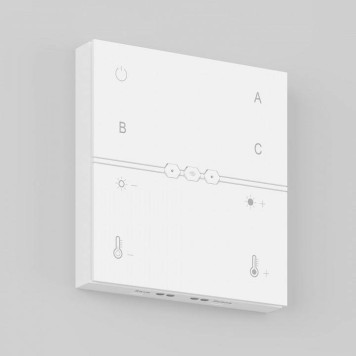 Панель универсальная сенсорная накладная Maytoni Smart Home DRC034-8-W-2