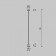 Основание на штанге Maytoni Accessories for tracks Flarity TRA159C-IPC1-PT