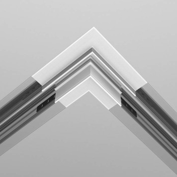 Соединитель угловой L-образный для треков встраиваемых Maytoni Accessories for tracks Exility TRACL034-42W-R-1