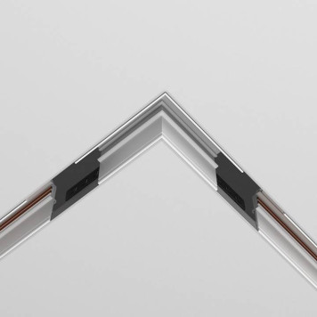 Соединитель угловой L-образный для треков встраиваемых Maytoni Accessories for tracks Exility TRACL034-42W-R-4