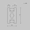Трек подвесной Maytoni Busbar trunkings Flarity TRX154-111PT