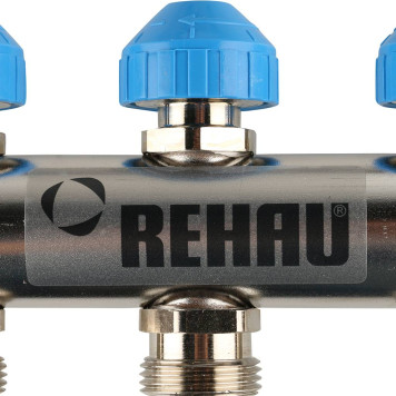 Распределительный коллектор REHAU HKV-D 6 контуров из нержавеющей стали-6