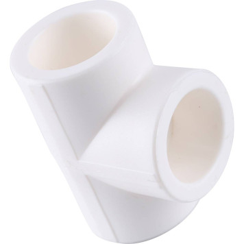 Тройник Kalde d=25 для сварки полипропиленовых труб (белый)-4