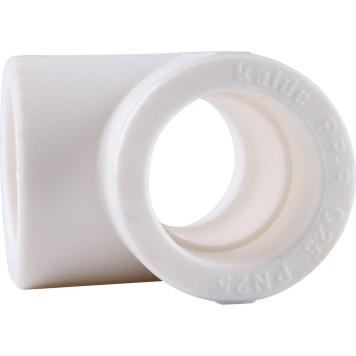 Тройник Kalde d=25 для сварки полипропиленовых труб (белый)-5