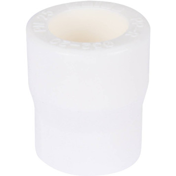 Переходная муфта Kalde 32х20 для сварки полипропиленовых труб (белая)-3