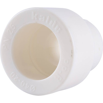 Переходная муфта Kalde 40х20 для сварки ПП труб (белая)-4
