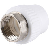 Муфта комбинированная Kalde под шестигранник (внутр. резьба, 32x1 ) для полипропиленовых труб под сварку (3222-nfo-321006)