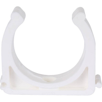 Крепление для полипропиленовых труб Kalde d=50 под сварку, белое.-1