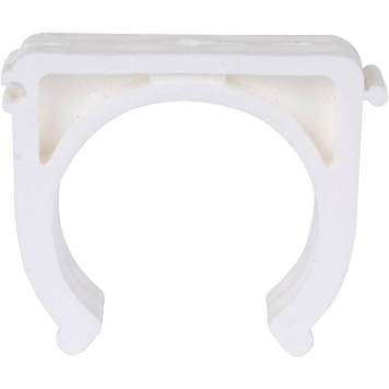 Крепление для полипропиленовых труб Kalde d=50 под сварку, белое.-2
