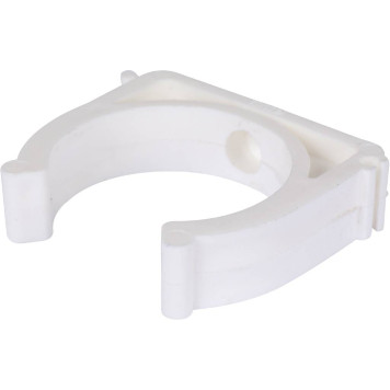 Крепление для полипропиленовых труб Kalde d=50 под сварку, белое.-3