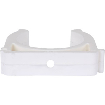 Крепление для полипропиленовых труб Kalde d=50 под сварку, белое.-4