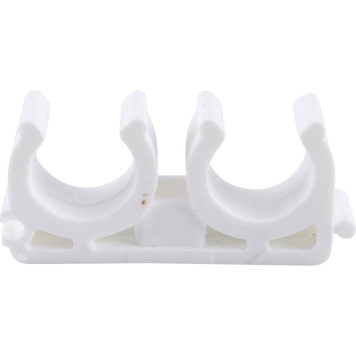 Двойное крепление Kalde для сварки полипропиленовых труб диаметром 20 мм (белое)-2