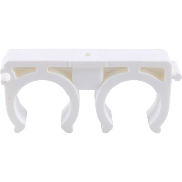 Двойное крепление Kalde d=25 для сварки полипропиленовых труб (белое)-5