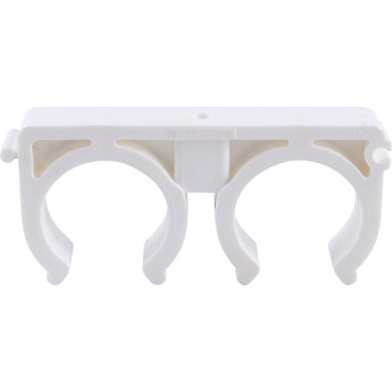 Двойное крепление Kalde для сварки полипропиленовых труб d=32 (белое)-4