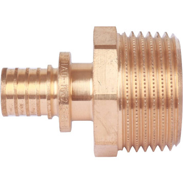 Фитинги REHAU RAUTITAN: Переходник 16-R 1 RX+ для труб из сшитого полиэтилена с наружной резьбой.-1