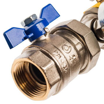 Распределительный коллектор STOUT из латуни без расходомеров 10 выходов-2