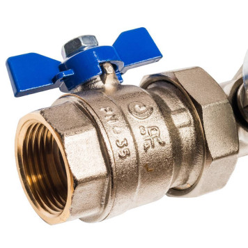 Распределительный коллектор STOUT из латуни без расходомеров на 11 выходов-2