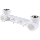 Настенный комплект Kalde 25х1/2 для смесителя для полипропиленовых труб под сварку (цвет белый) (3222-bat-250b05)