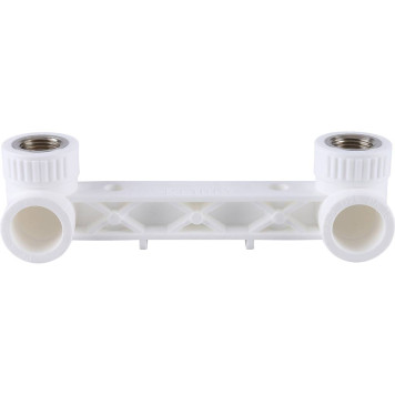 Настенный комплект Kalde для смесителя 25х1/2 под сварку полипропиленовых труб (белый)-1