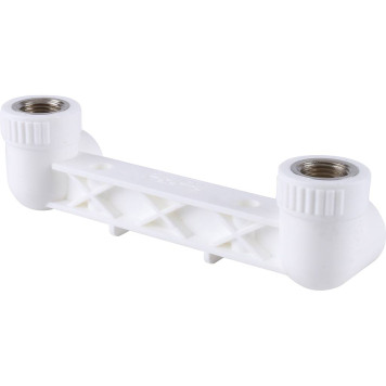 Настенный комплект Kalde для смесителя 25х1/2 под сварку полипропиленовых труб (белый)-2