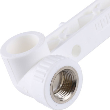 Настенный комплект Kalde для смесителя 25х1/2 под сварку полипропиленовых труб (белый)-5