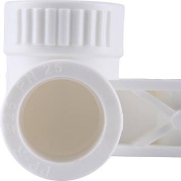 Настенный комплект Kalde для смесителя 25х1/2 под сварку полипропиленовых труб (белый)-7