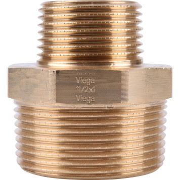 Переходной ниппель Viega 3245 НР, 11/2х1, бронза-7
