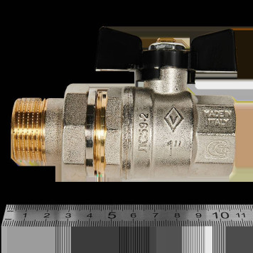 Шаровой кран BUGATTI Oregon с полусгоном внутренняя-наружная резьба 1&-2