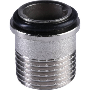 Кран шаровой Политэк 20х1/2 для радиатора угловой под сварку (белый)-10