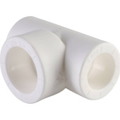 Тройник переходной Политэк 20х25х20 для полипропиленовых труб под сварку (цвет белый) (9300202520)