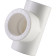 Тройник Политэк 20х25х20 для сварки полипропиленовых труб (белый)