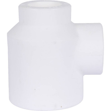 Тройник Политэк 32х20х20 для сварки полипропиленовых труб (белый)-3