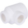 Тройник Политэк 32х20х20 для сварки полипропиленовых труб (белый)