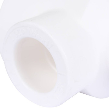 Тройник Политэк 32х20х20 для сварки полипропиленовых труб (белый)-7