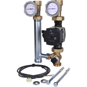 Насосная группа Meibes MK с смесителем 1 1/4 и насосом Grundfos UPM3 Hybrid 32-70-4