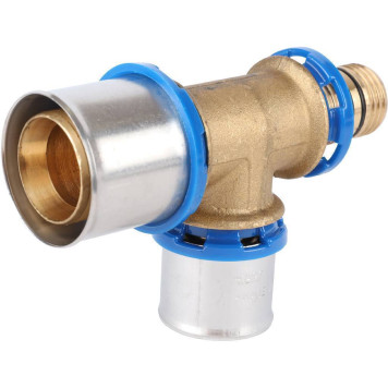 Тройник переходной APE 32х26х26 для металлопластиковых труб прессовой-7