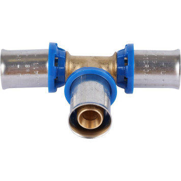 Тройник равнопроходный APE 16x16x16 для металлопластиковых труб прессовой.-3